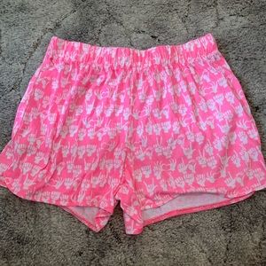 Pajama shorts kinda short